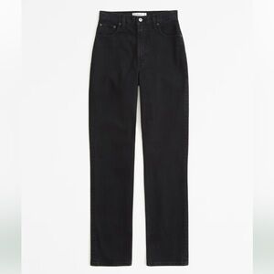 Abercrombie & Fitch Women's ultra high rise 90s straight leg jeans